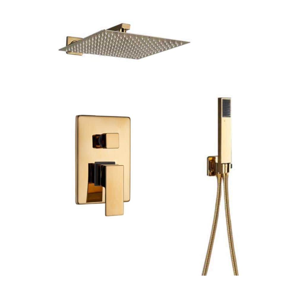 Set miscelatore doccia, Blackswan, tipo M60.5, modello oro lucido, misura 20 cm - Foto 1