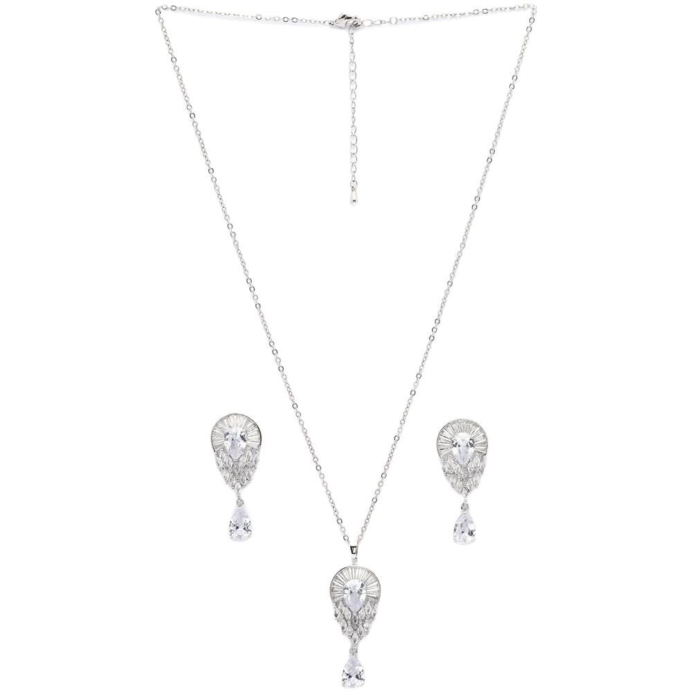 Set Orecchini a Goccia Luce Stellare e Collana - Foto 2