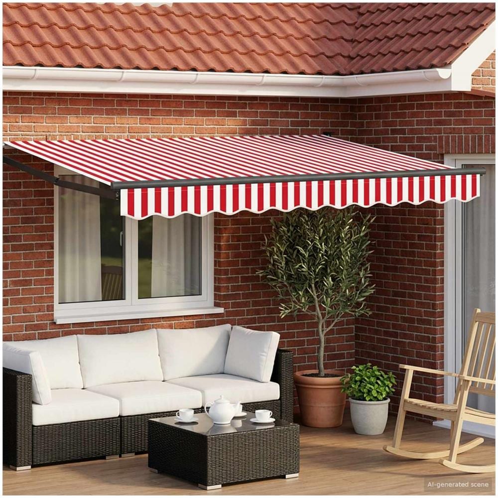Tenda retrattile manuale con LED 2,5 x 2 m - Foto 1