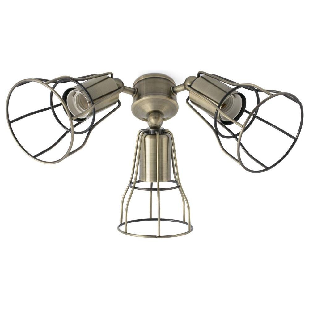 Faro Faro 33717 Ottone Antico Kit Luce Per Ventilatore 33717 - Foto 1