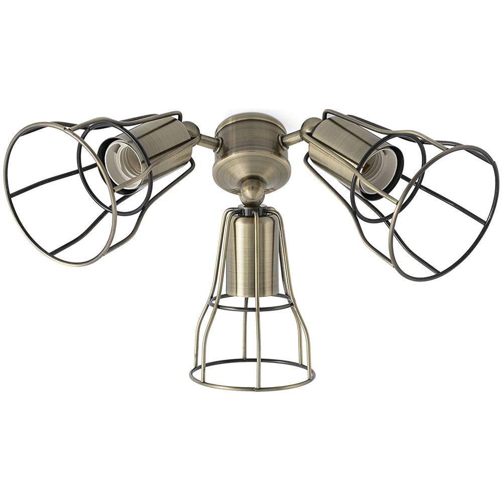 Faro Faro 33717 Ottone Antico Kit Luce Per Ventilatore 33717 - Foto 2