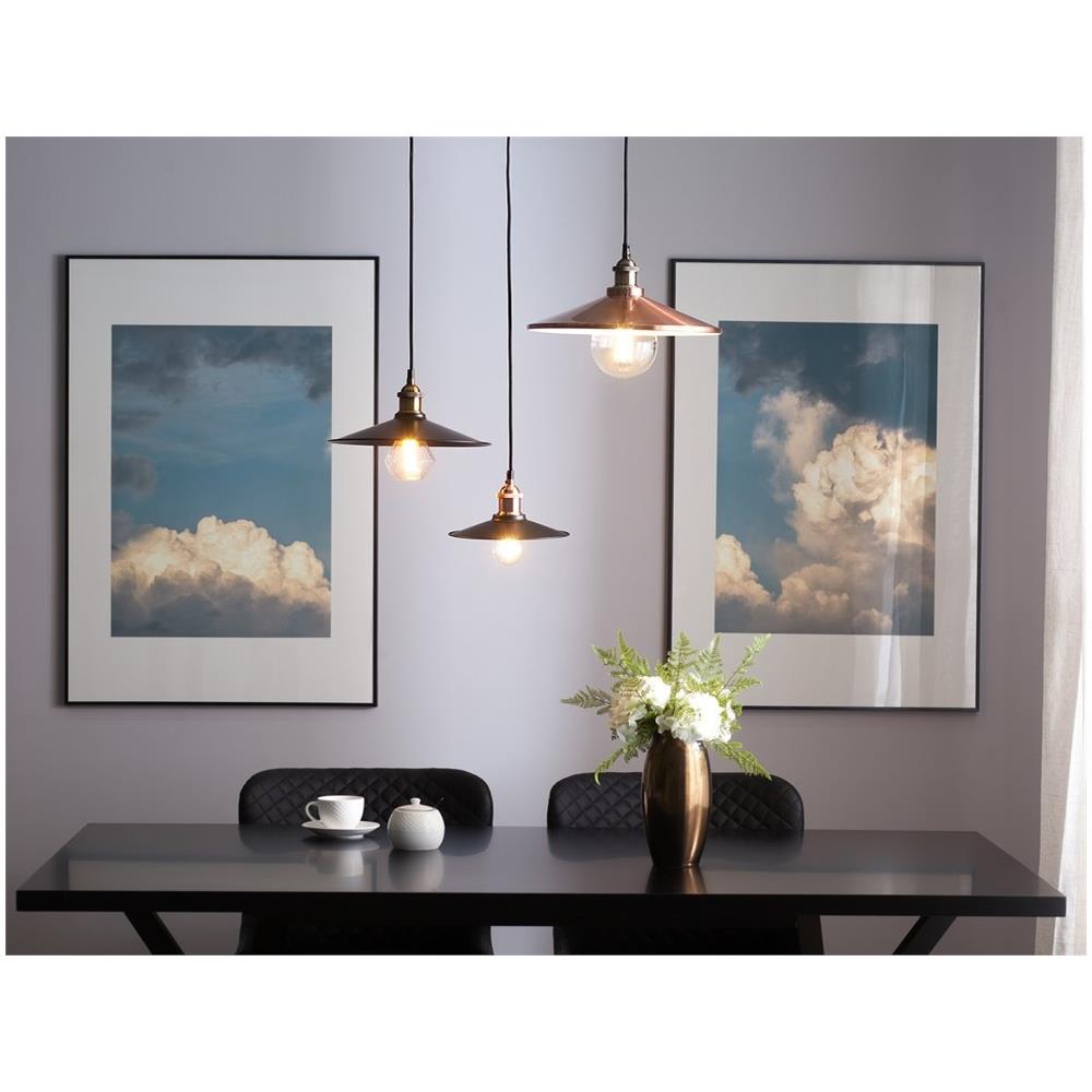 Lampadario In Metallo Color Nero-ottone Swift L - Foto 2