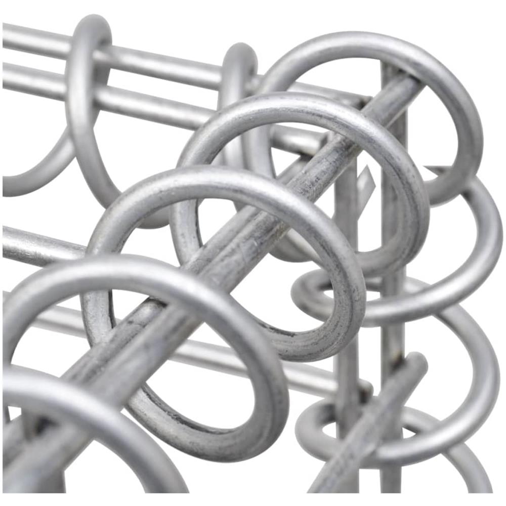 Gabbione Fioriera In Acciaio Zincato 540x50x50 Cm - Foto 7