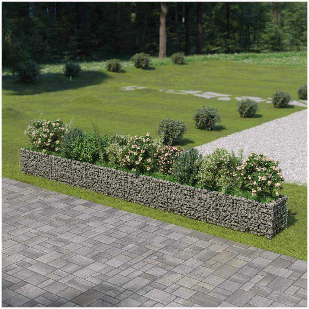 Gabbione Fioriera In Acciaio Zincato 540x50x50 Cm - Foto 1