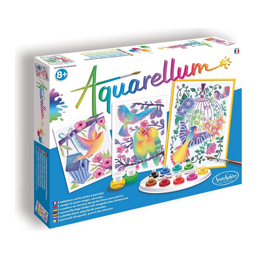 Gli Uccelli Gm Aquarellum Volano Via - Foto 2