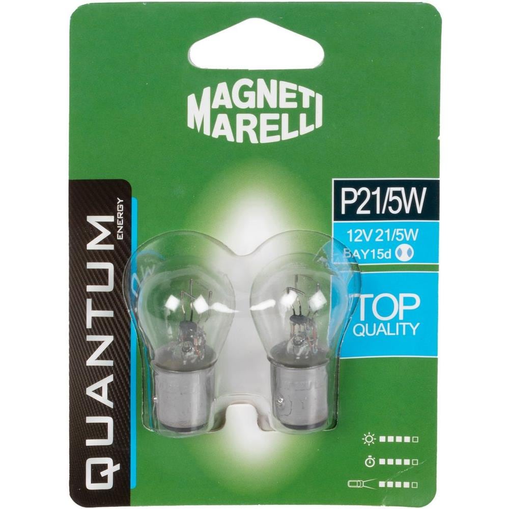 P21/5w Coppia Lampadine Auto Biluce 12v 21/5w Attacco Bay15d - Foto 2