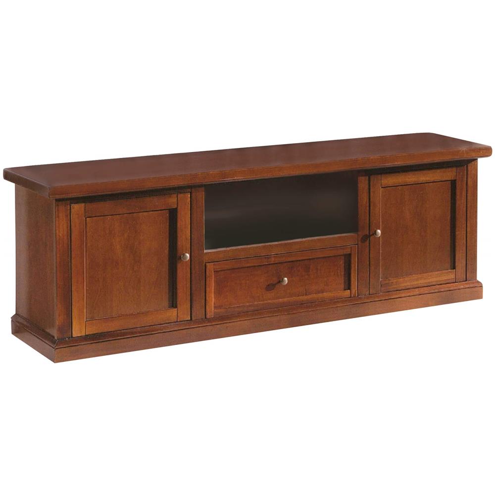 Clayton - Mobile Porta Tv In Legno Massello Cm 45 X 160 X 56 H - Foto 1