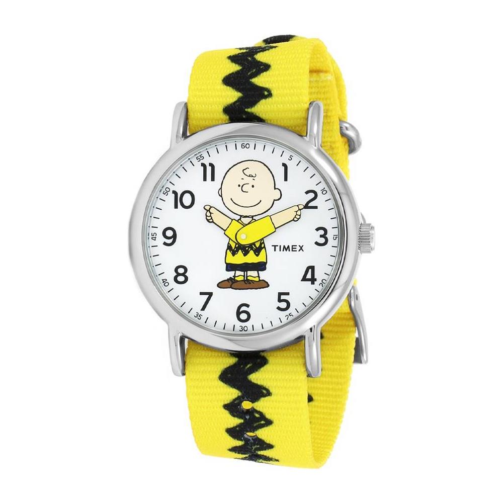 Weekender Peanuts X Charlie Brown Tw2r41100 Orologio Unisex Al Quarzo - Foto 1