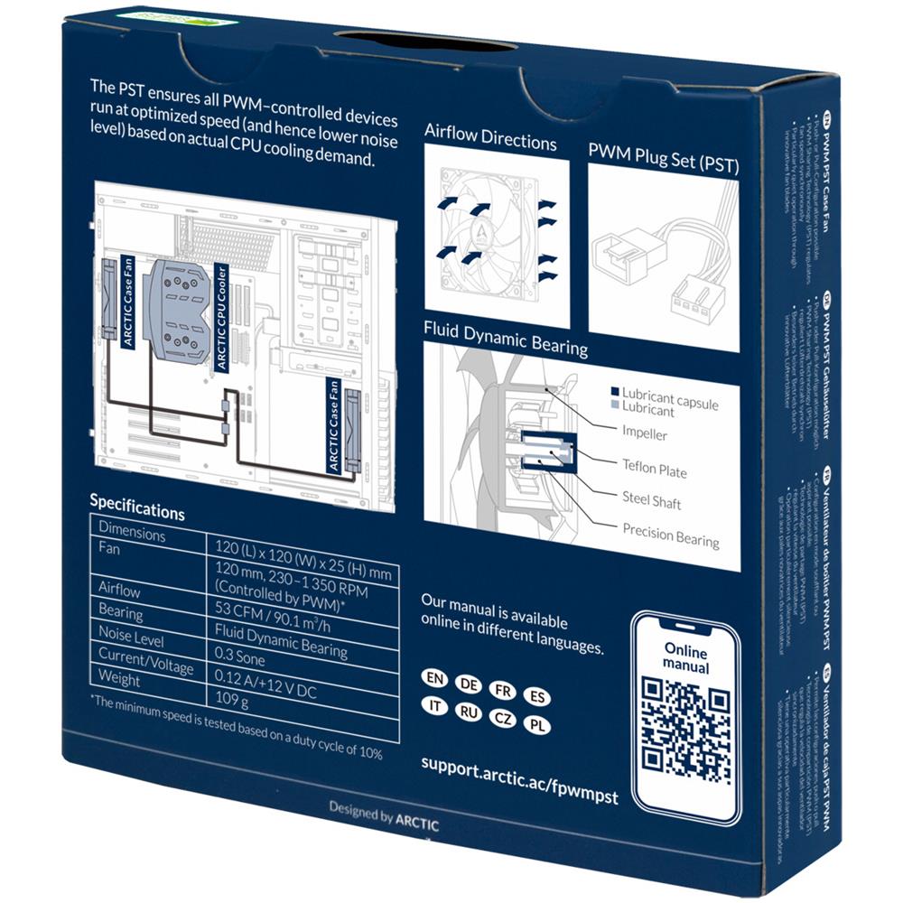 F12pwm Pst Ventola Da 120mm - Black - Foto 8