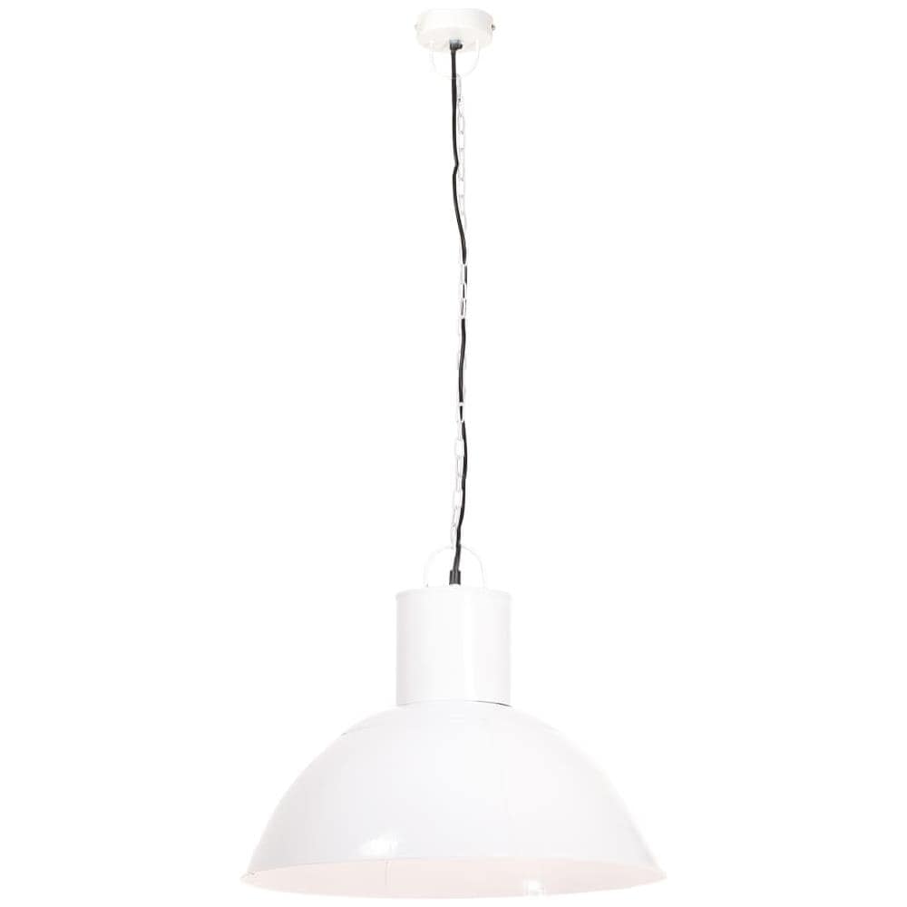 Lampada A Sospensione 25 W Bianca Rotonda 48 Cm E27 - Foto 2