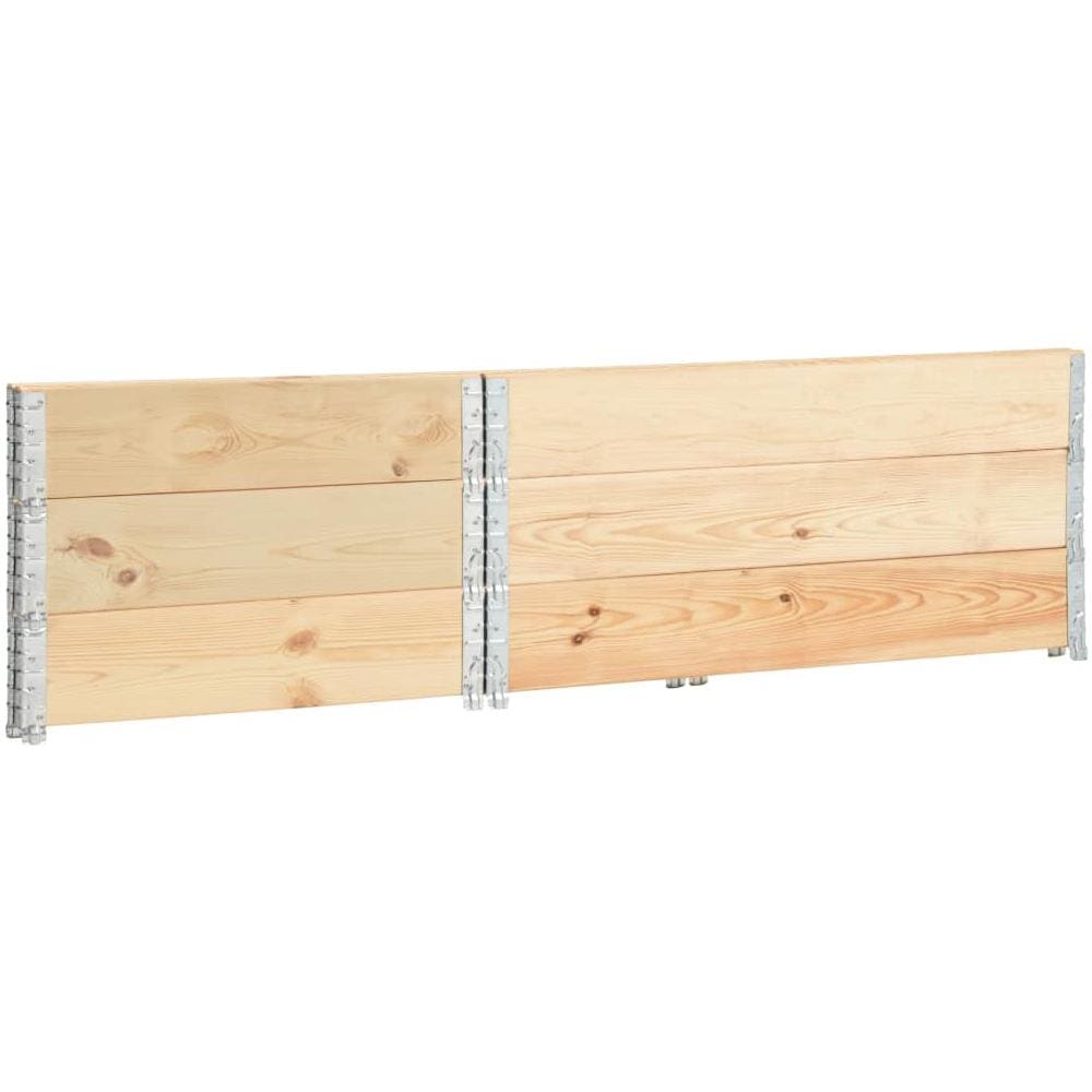 Collari per Pallet 3 pz 100x150 cm in Legno Massello di Pino - Foto 2