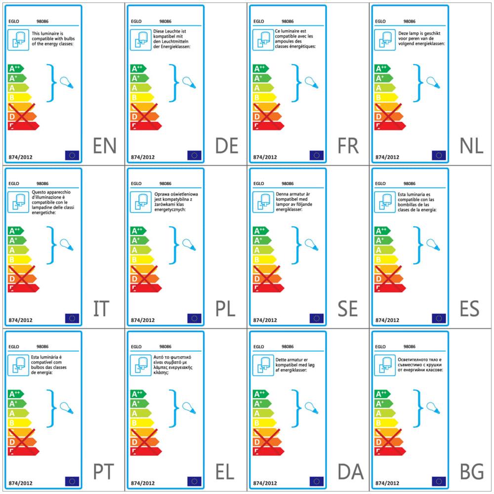 Lampada a LED da Parete Esterna Cistierna Nera - Foto 2