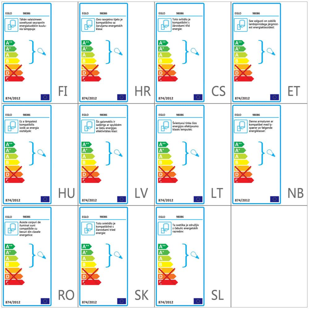 Lampada a LED da Parete Esterna Cistierna Nera - Foto 3