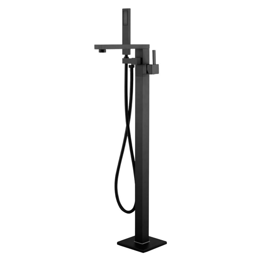 Miscelatore A Pavimento Per Vasca Freestanding Black Calcutta In Ottone *** Tinta : Nero - Foto 2