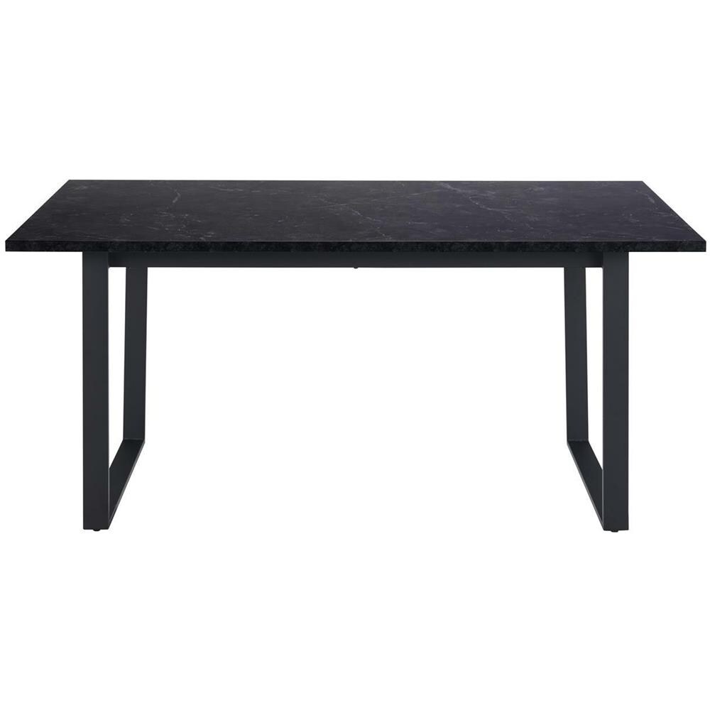 Tavolo Amble 160x90 Cm In Marmo Nero - Foto 2