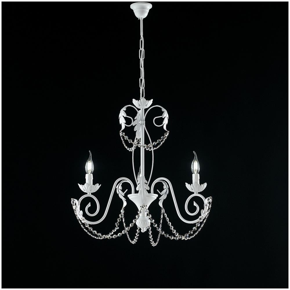 Chic Antique * Grande lampadario, plafoniera, lampadario, effetto antico, shabby, 31 x altezza 52 cm lampadario da soffitto grigio antico