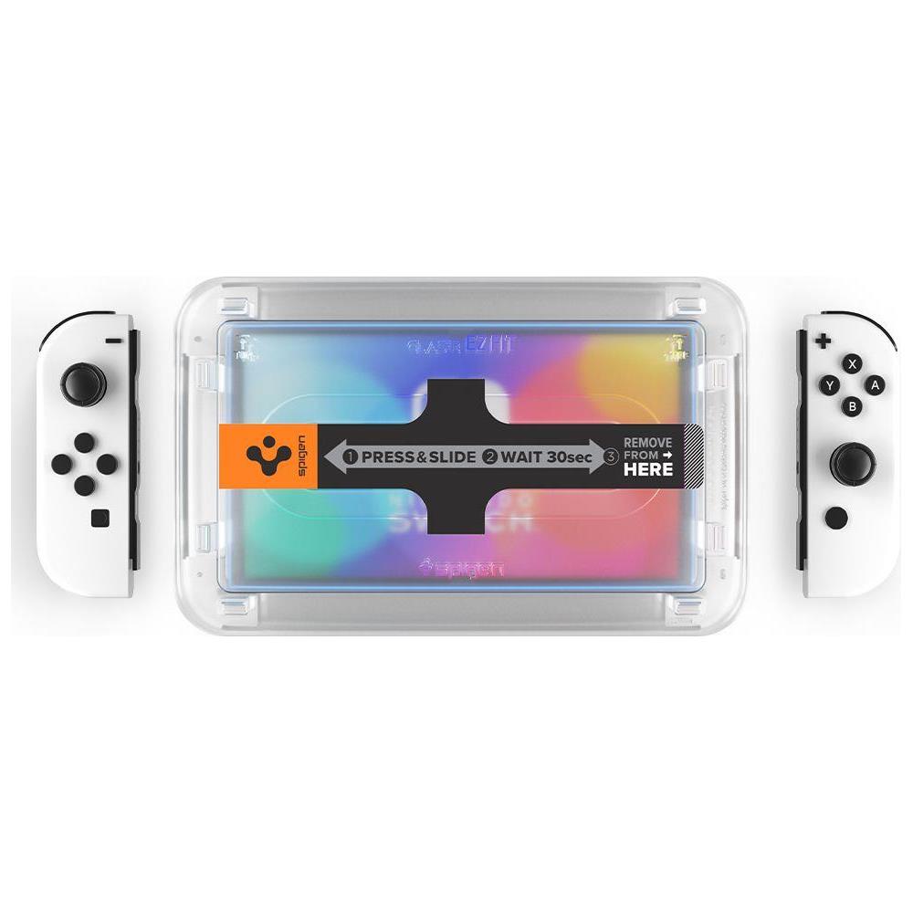 Vetro Temperato Vetro Protettiva 2-pack Per Nintendo Switch Oled - Foto 2