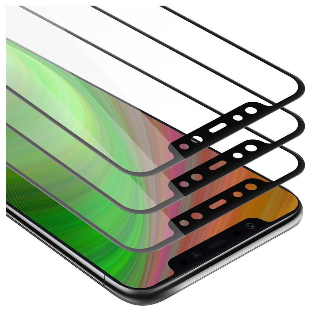3x Pellicola Armatura A Schermo Intero Compatibile Con Xiaomi Pocophone F1 In Trasparente Con Nero - 3x Vetro Temperato (tempered) Di Protezione Del Display In Durezza 9h Con 3d Touch - Foto 1