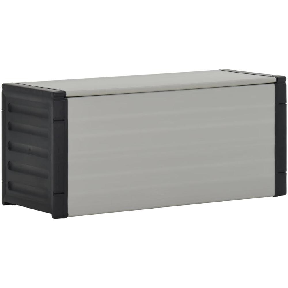 Contenitore Per Rifiuti Da Giardino Grigio 85x34x40 Cm - Foto 1