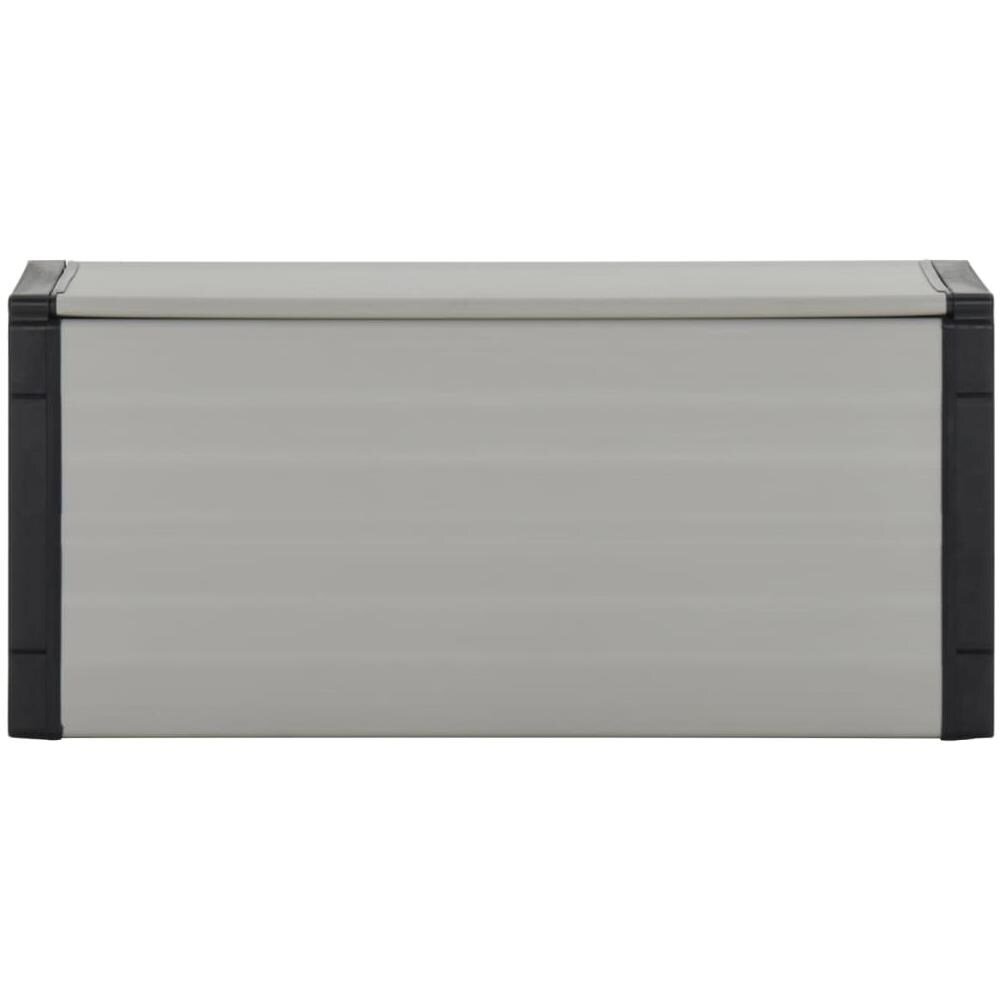 Contenitore Per Rifiuti Da Giardino Grigio 85x34x40 Cm - Foto 2