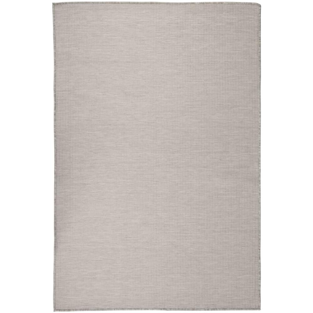 Tappeto Da Esterni A Tessitura Piatta 120x170 Cm Tortora - Foto 1