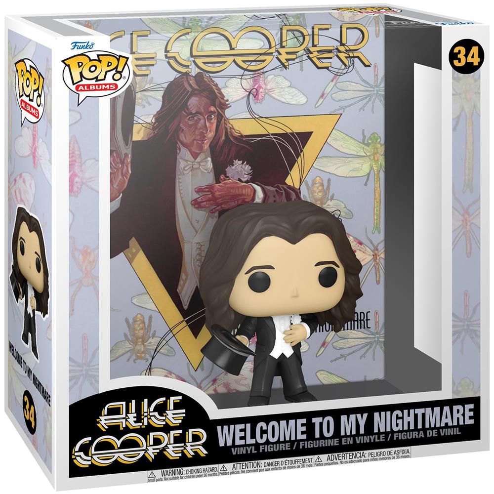 Alice Cooper Pop! Albums Vinyl Figure Welcome To My Nightmare 9 Cm - Foto 2