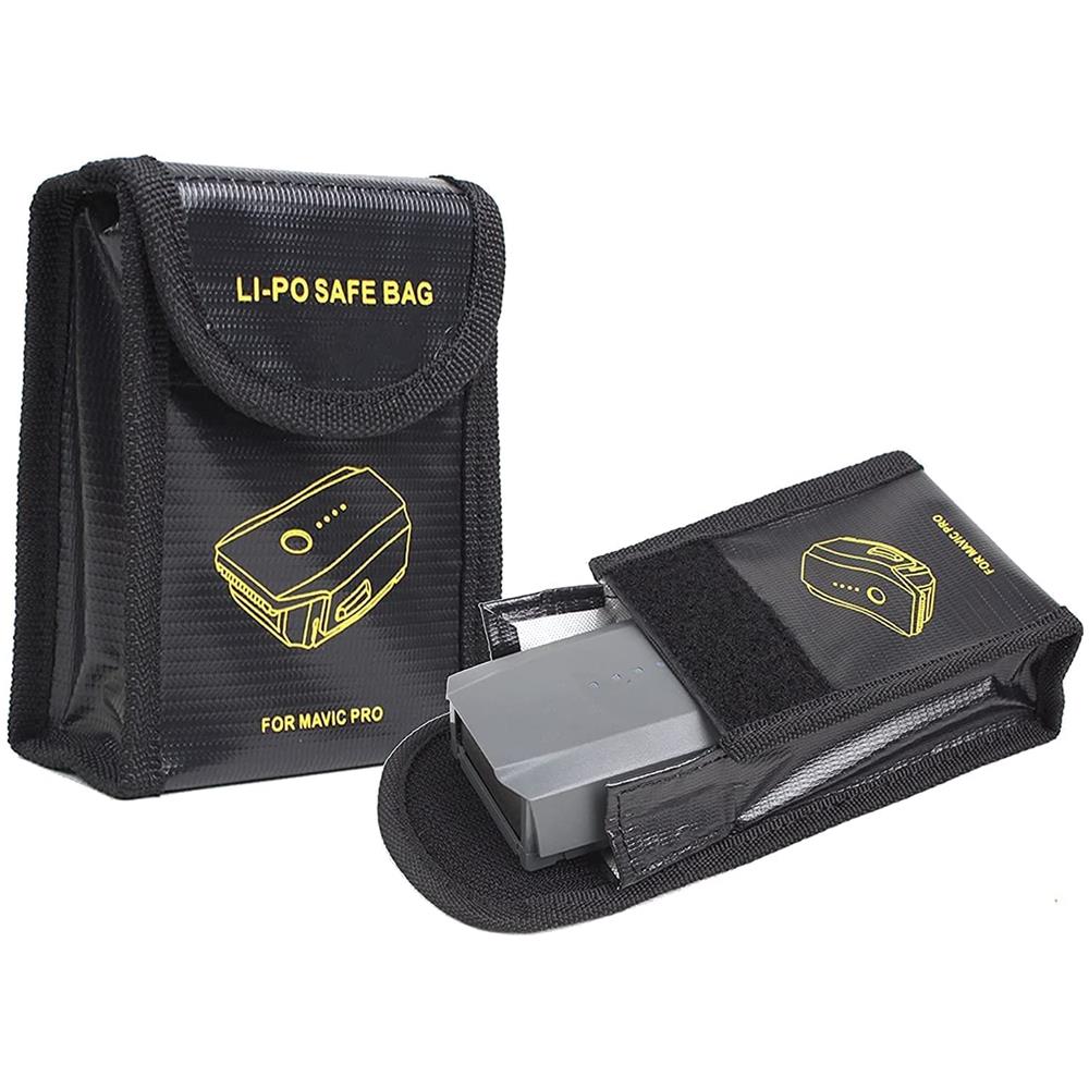 1 Pezzo Sacca Borsa Ignifuga A Prova Di Esplosione Per Protezione E Carica Lipo Batteria Del Dji Mavic Pro - Foto 1