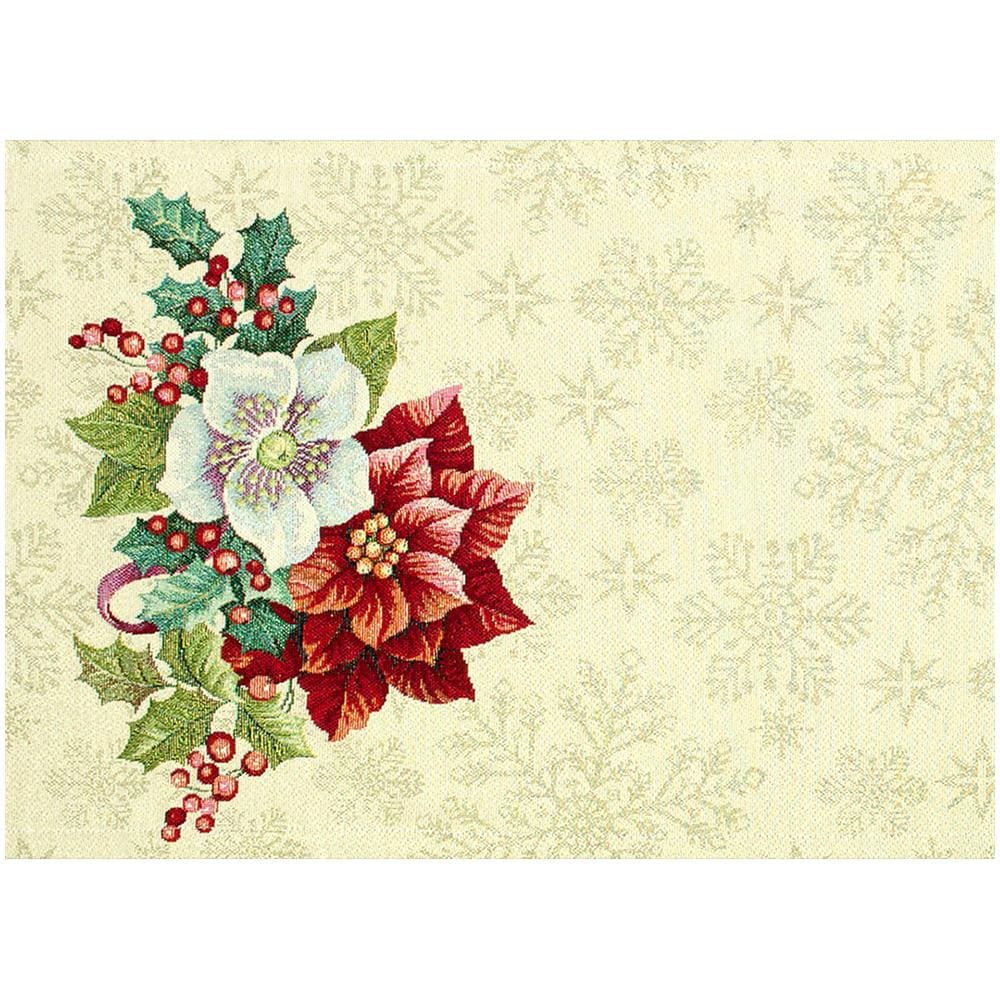 Tovaglia Natale Centrino Runner Tavolo Centrotavola Stella Natale 45x140 Stella Natale - Foto 5