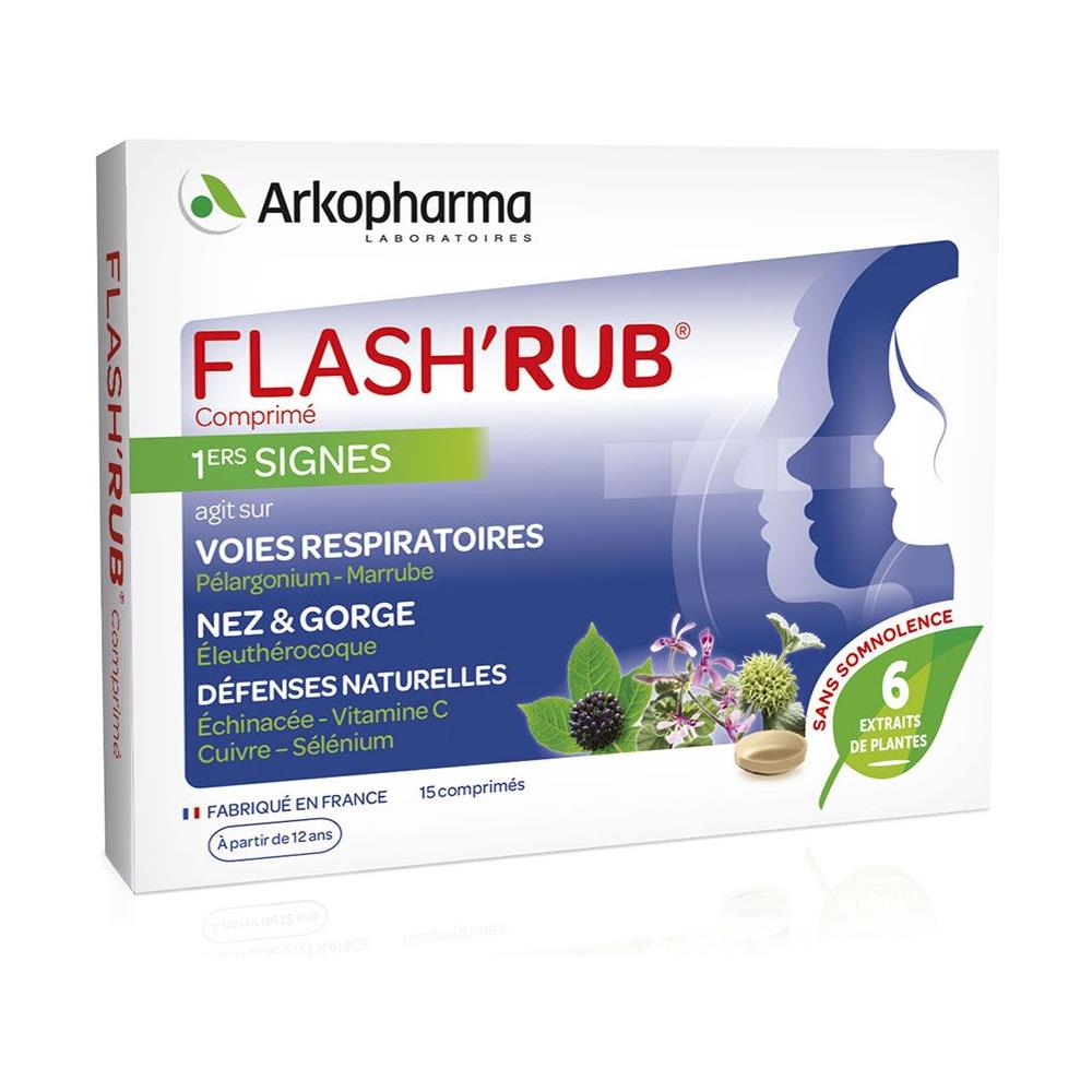 Naso E Gola Vitamina C, Pelargonium 15 Compresse Flash'rub - Foto 1