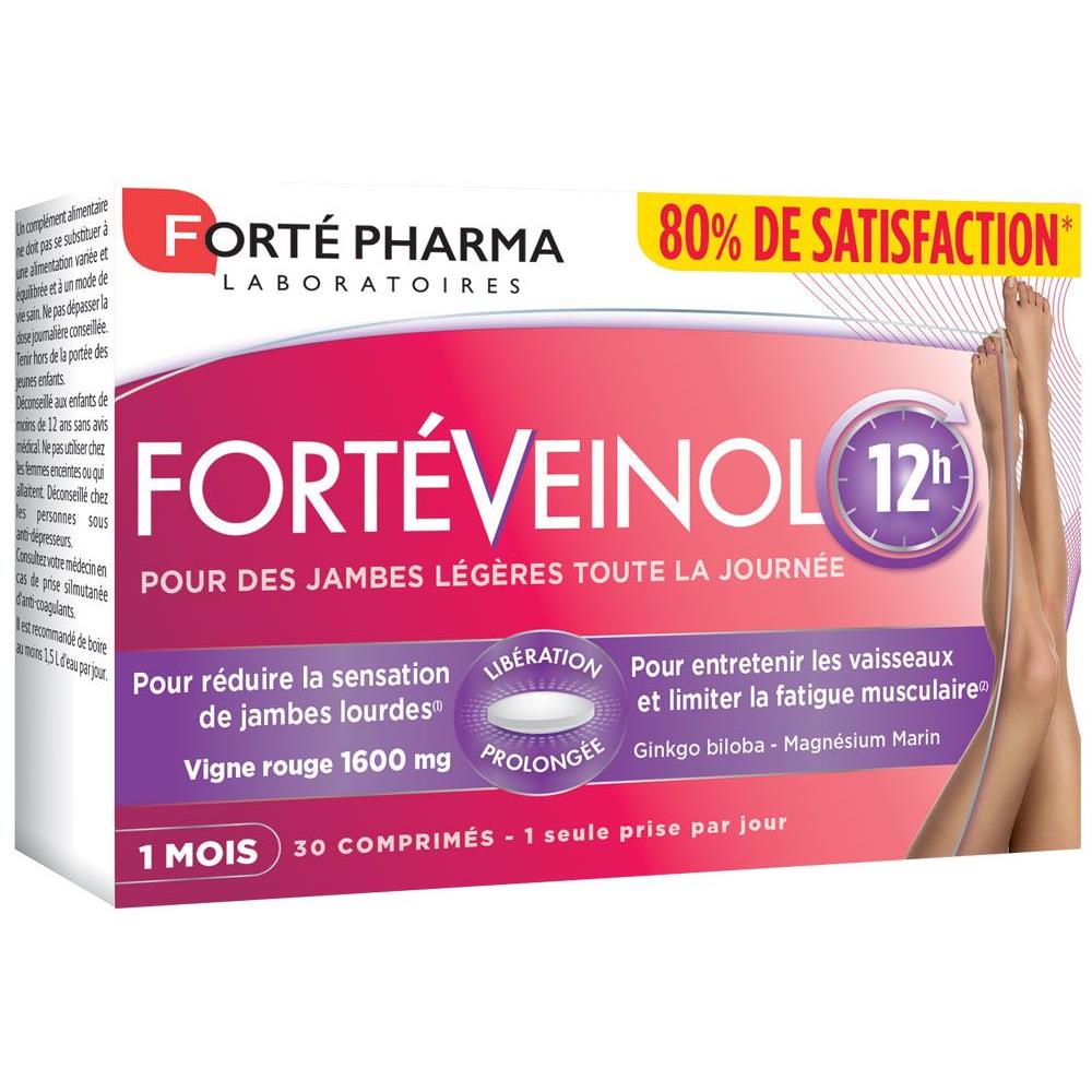 Circolazione Della Vite Rossa E Gambe Pesanti 30 Compresse A Rilascio Prolungato Forté Veinol - Foto 1