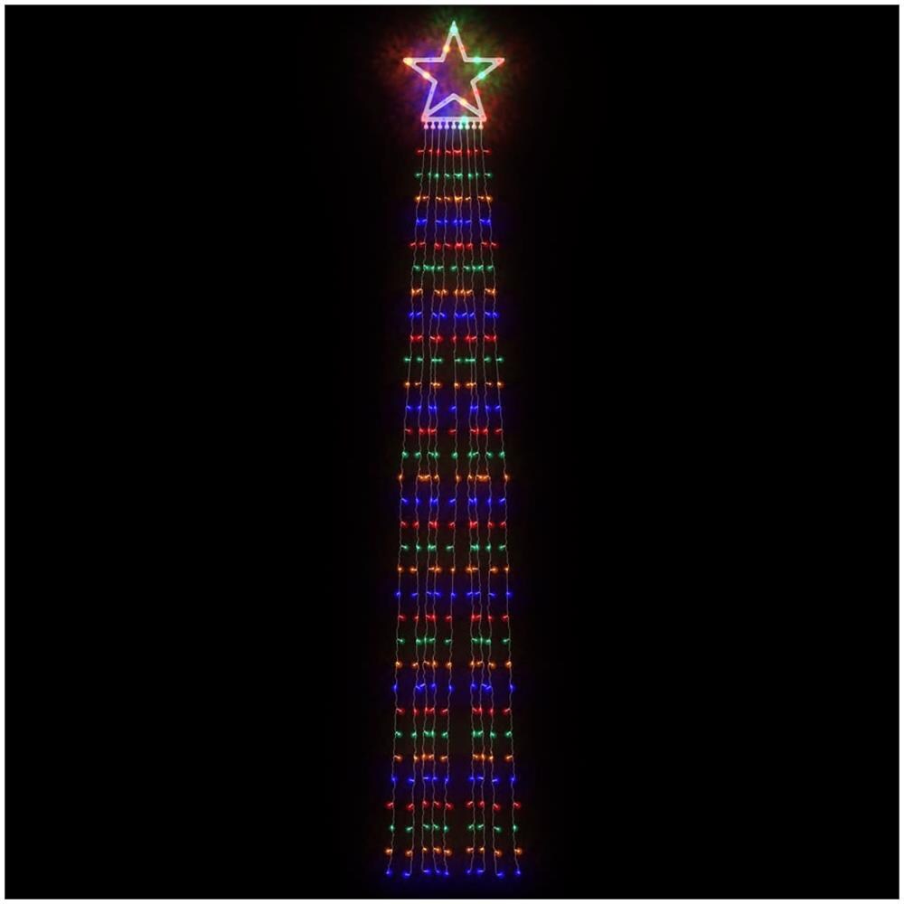 Illuminazione Per Albero Di Natale 320 Led Colorato 375 Cm - Foto 2