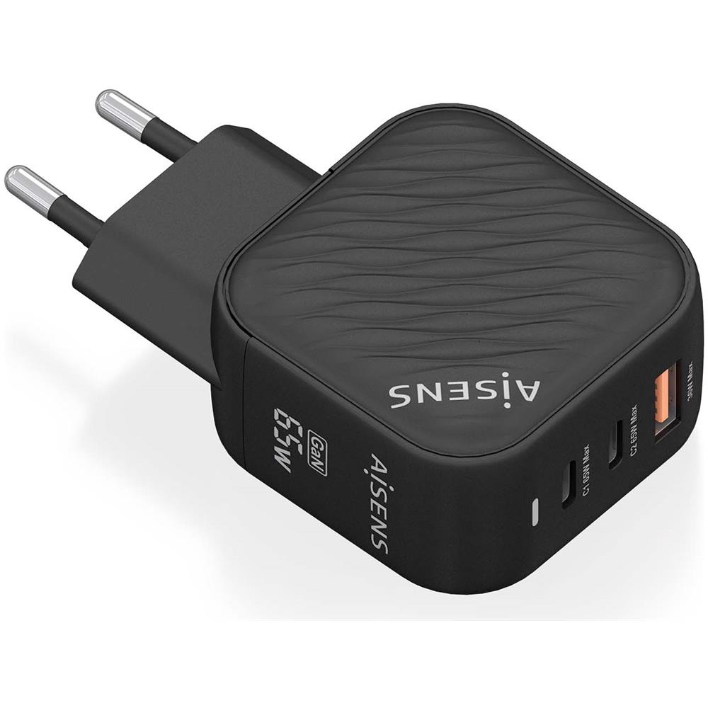 ASCH-65W3P027-BK Caricabatterie per dispositivi mobili Universale Nero AC Ricarica rapida Interno - Foto 1