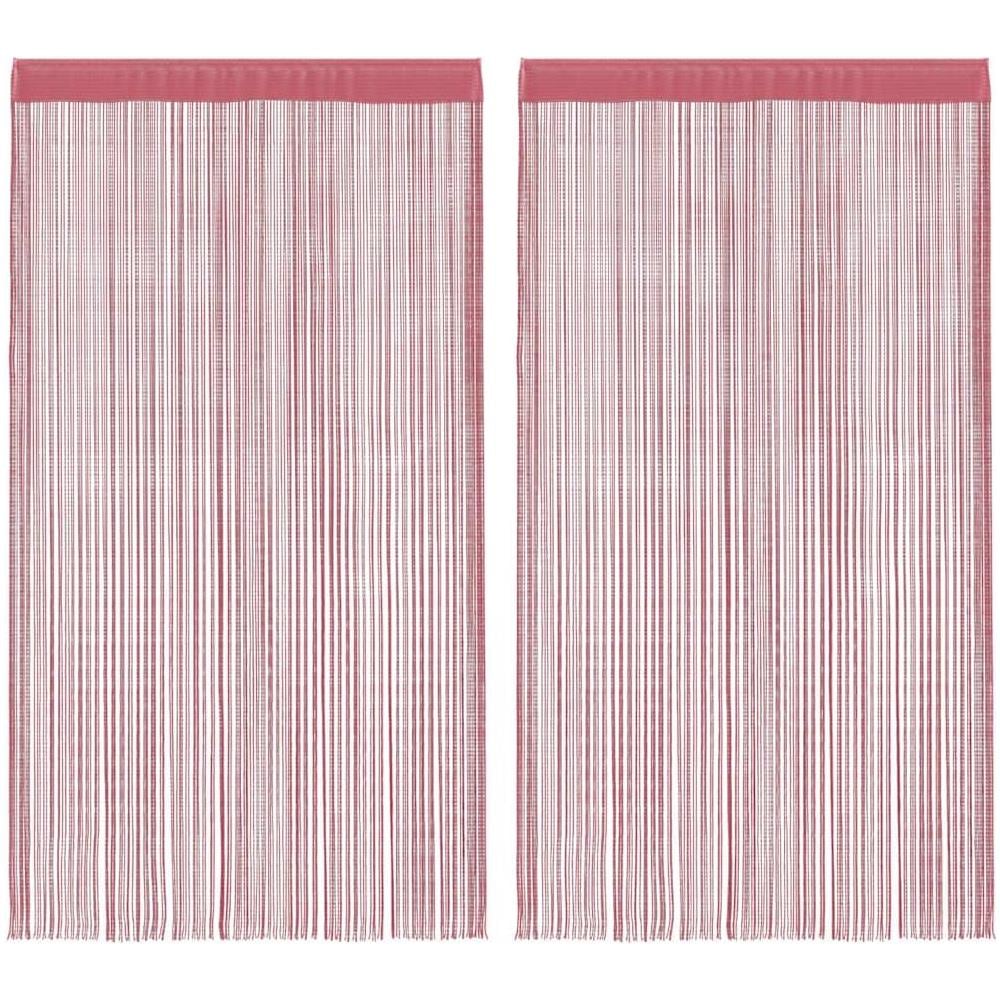Tende a Filo 2 pz Rosa 140x250 cm - Foto 1