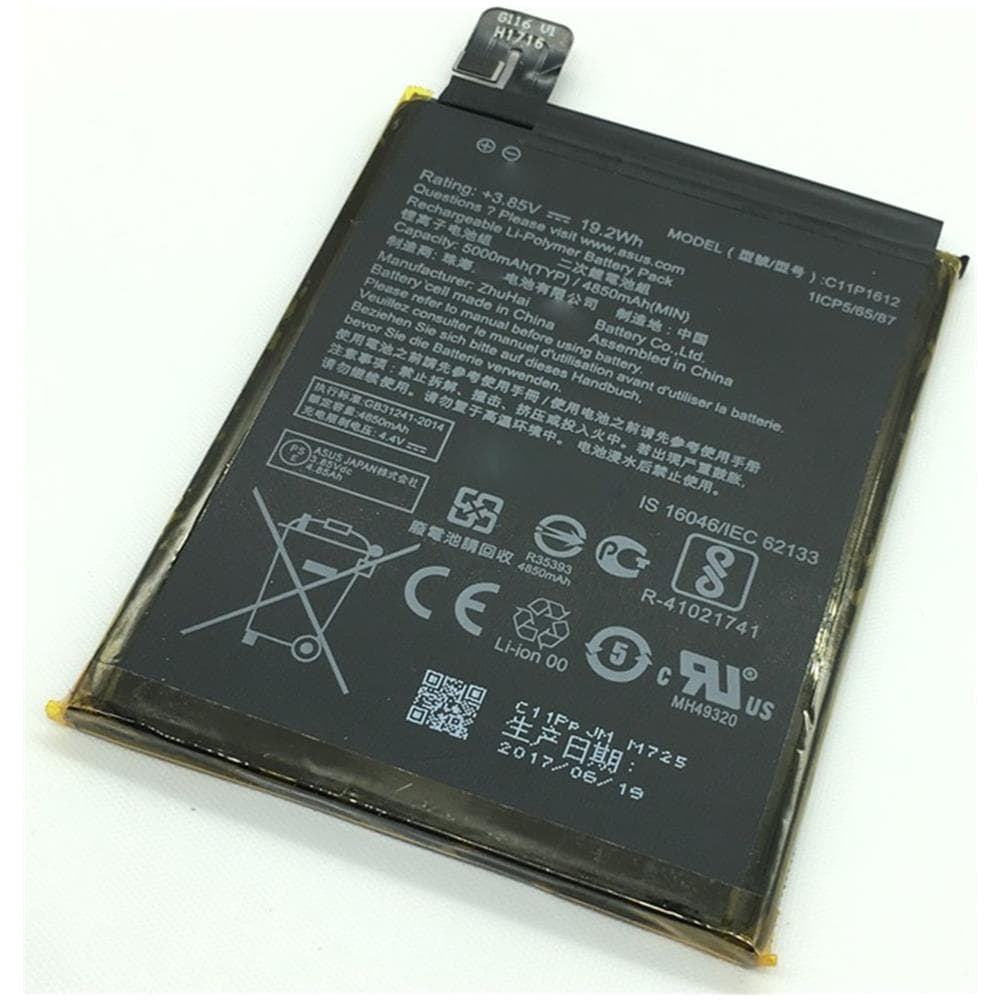 Batteria Pila Nuova Originale Asus C11p1612 5000mah Per Zenfone Zoom S Ze553kl - Foto 4