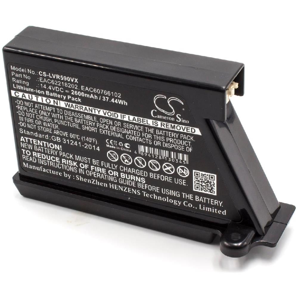 Li-ion Batteria 2600mah (14.4v) Per Robot Aspirapolvere Home Cleaner Lg Hom-bot Vr6171lvm, Vr6260, Vr62601lv, Vr62601lvm, Vr6260lv - Foto 1