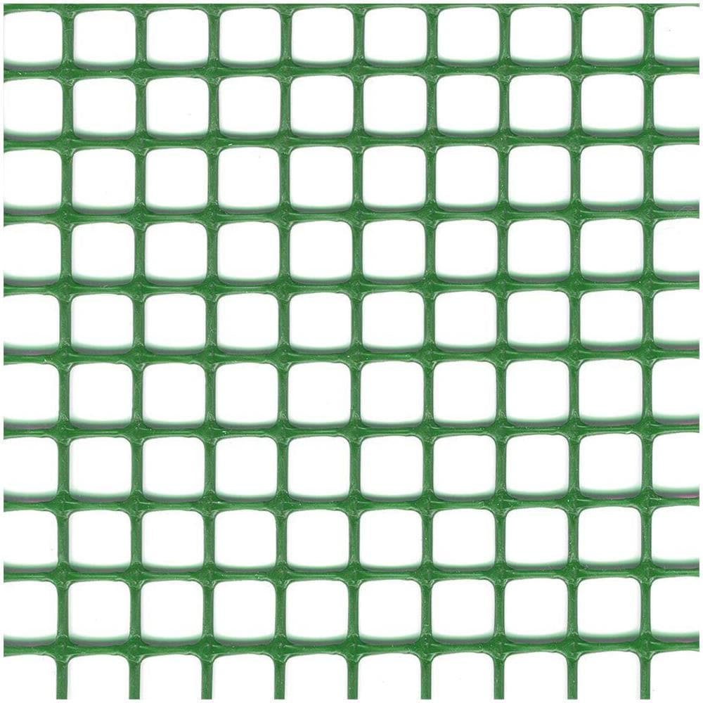 Rete In Plastica Maglia 10x10mm L50xh1mt Verde Protezione Balconi Multuso - Foto 1
