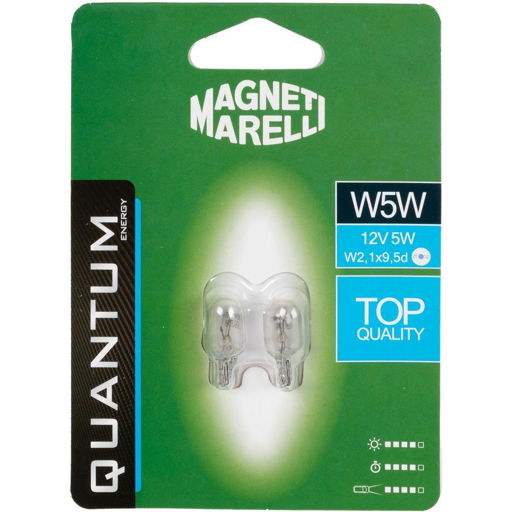 W5w Coppia Lampadine Auto Vetro 12v 5w Attacco W2,1x9,5d - Foto 2