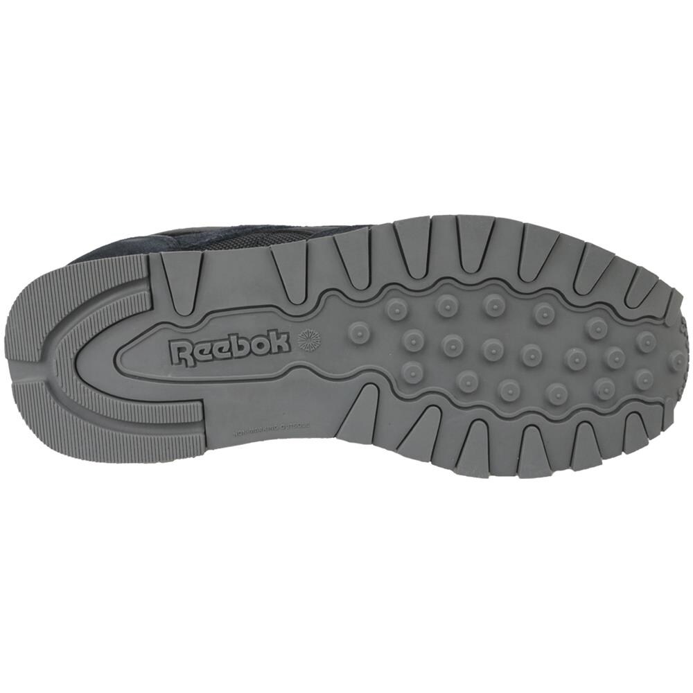 reebok classic leather bambino nero