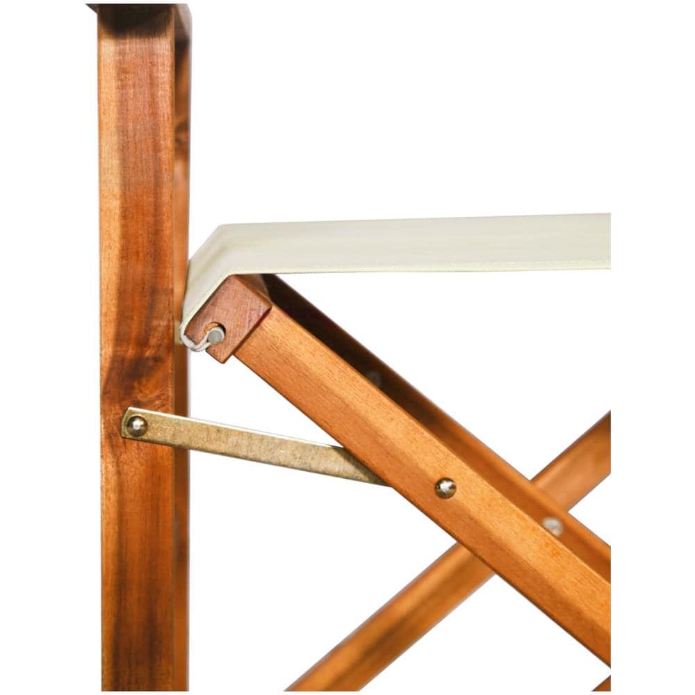 Sedie Da Regista 2 Pz In Legno Massello Di Acacia - Foto 15