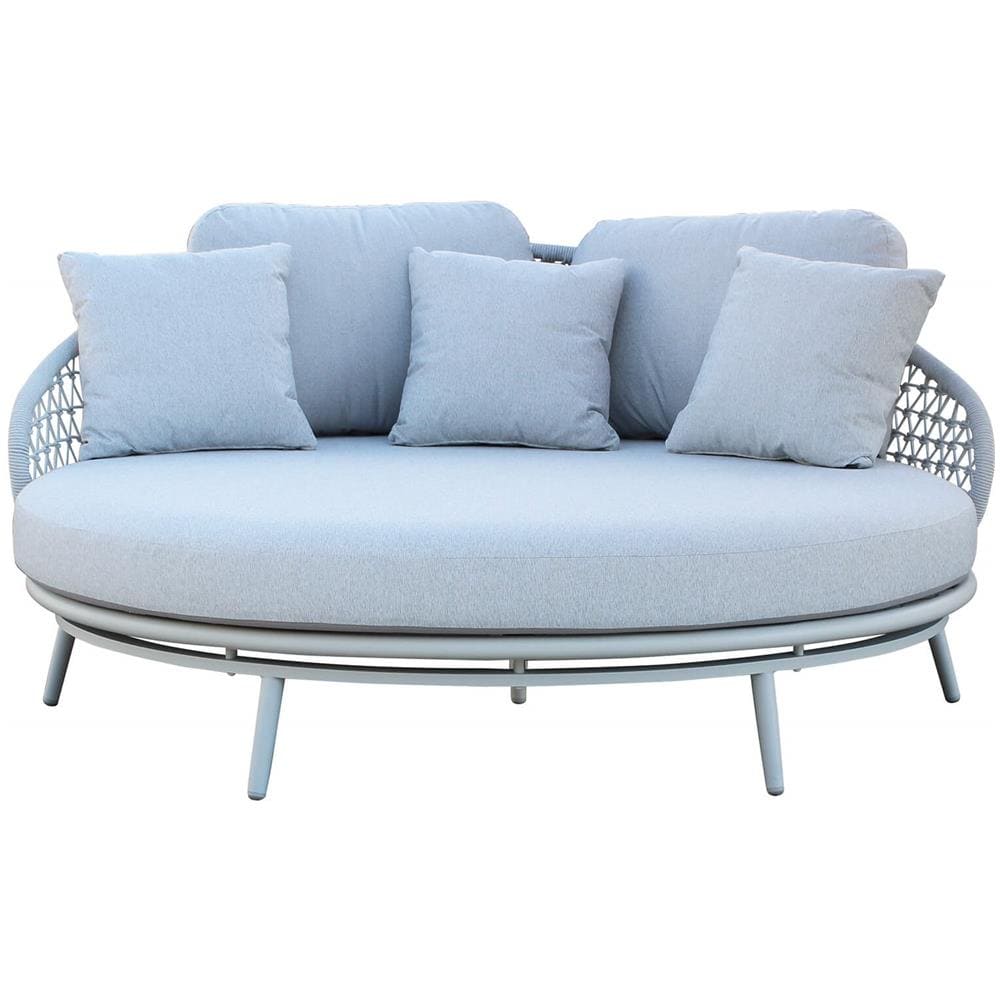 Wavel - Divano Da Giardino Circolare In Alluminio Con Cuscini - Foto 1