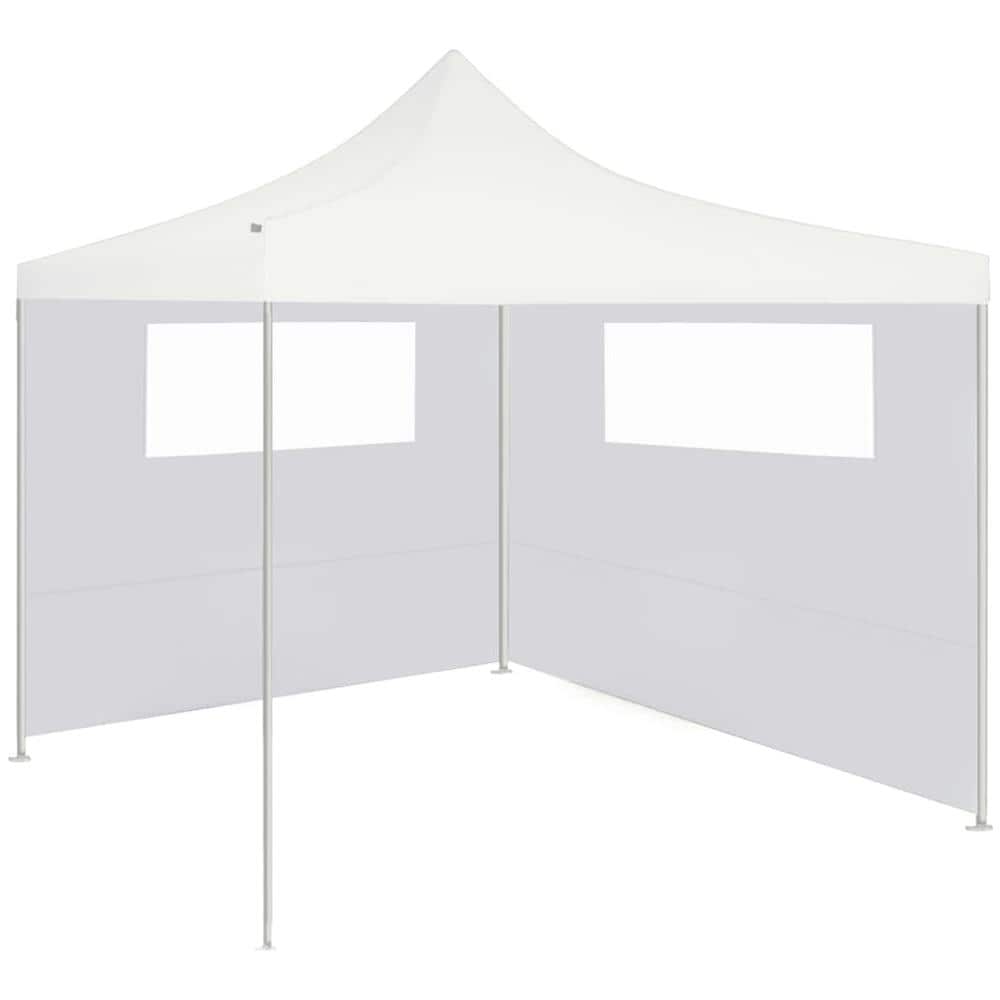 Pareti Con Finestre Per Gazebo 2 Pz Bianche - Foto 2