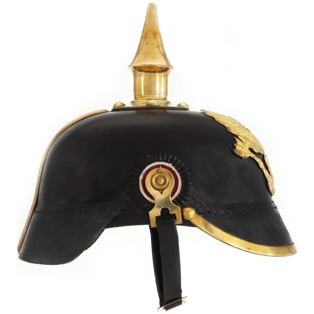 Elmo Da Soldato Tedesco Prussiano Per Larp In Acciaio Nero - Foto 3