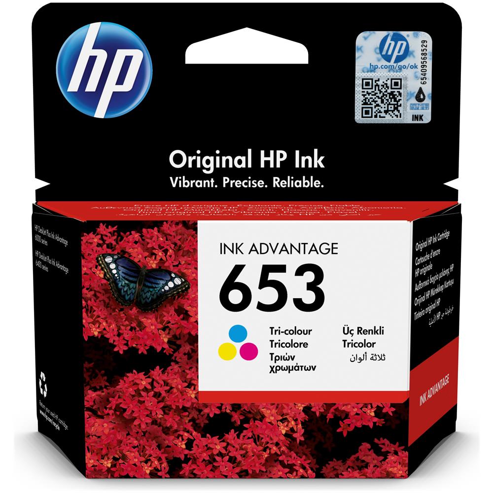 Ink Cart. No. 653 (c / m / y) (3ym74ae)  - Foto 1