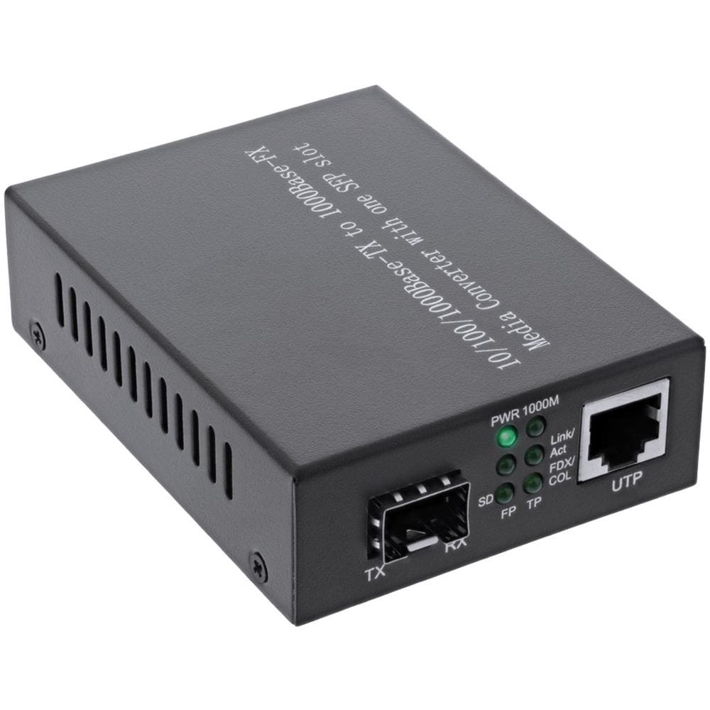 Medienkonverter - Gige - 10base-t, 1000base-fx, 100base-tx, 1000base-t - Rj-45 / Sfp (mini-gbic) - Bis Zu 550 M - 850 Nm - Foto 1