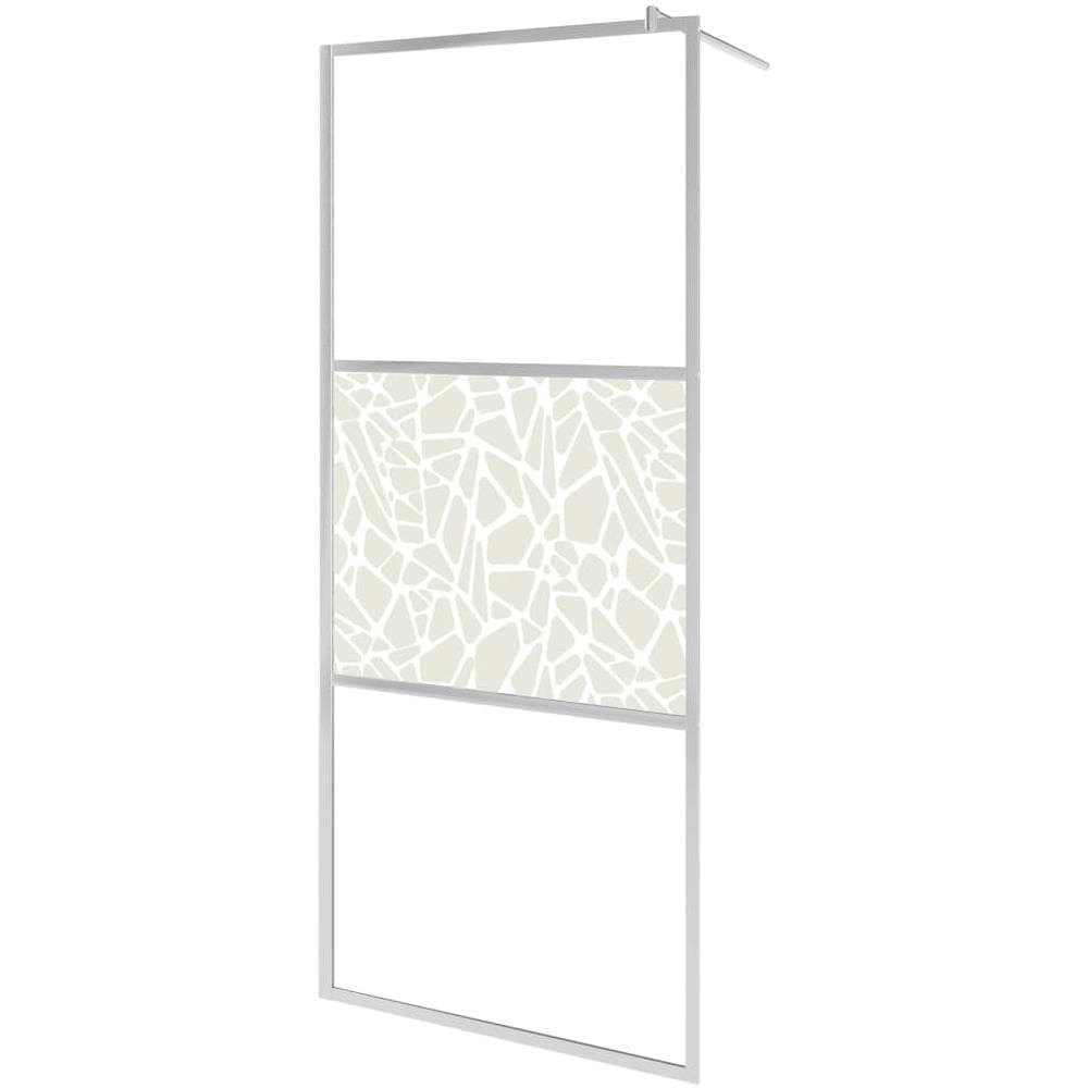 Parete Per Doccia Walk-in In Vetro Esg Design Pietra 90x195 Cm - Foto 2