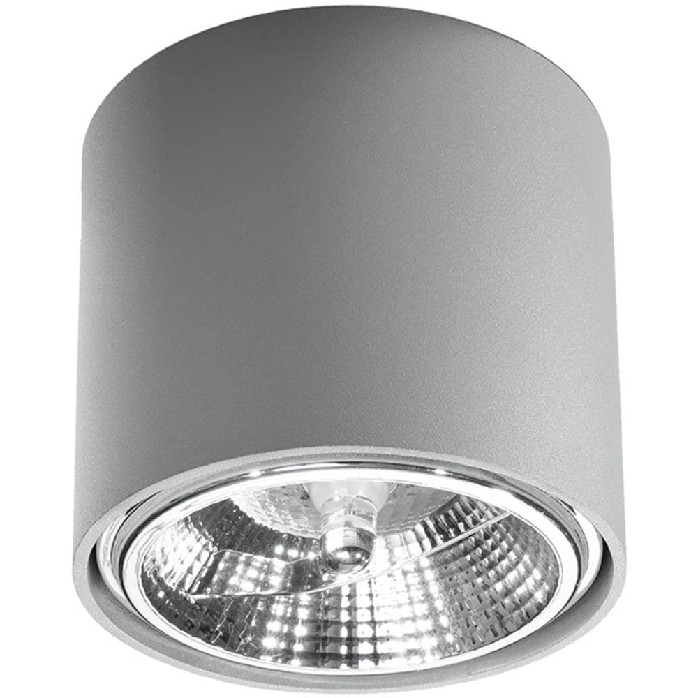 Downlight A Plafone Round Flush Grigio Chiaro Gu10 - Foto 2