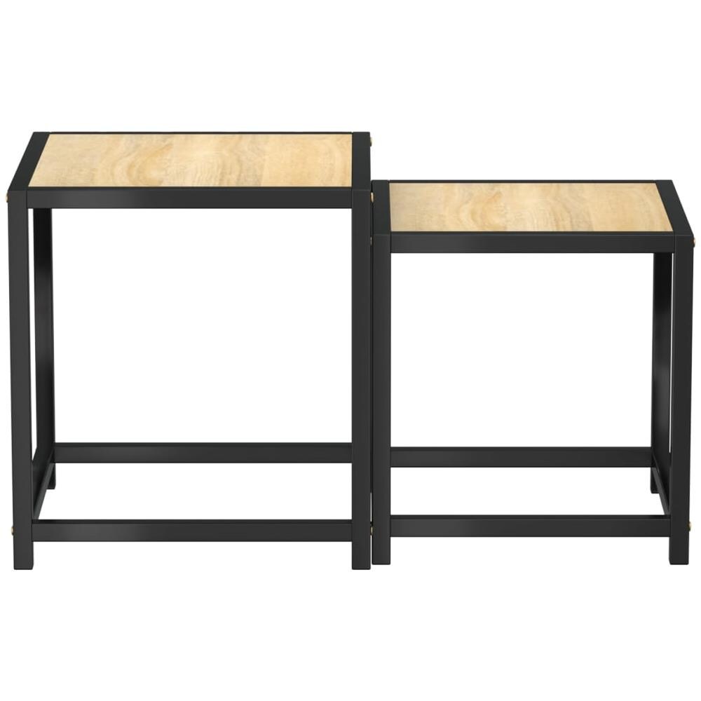 Tavolini 2 Pz Mdf Rovere Sonoma - Foto 3