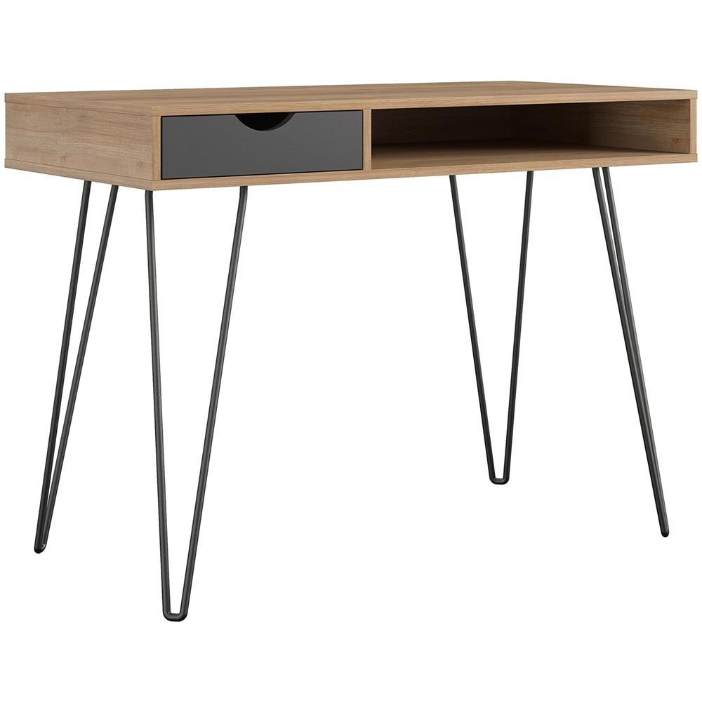 Concord Scrivania Con 1 Cassetto In Hdf Nature - Foto 1