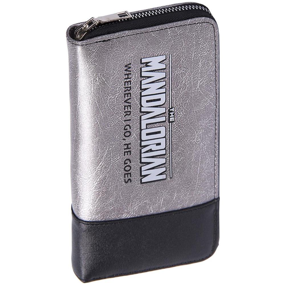 Star Wars: The Mandalorian - Portafoglio In Ecopelle """"wherever I Go, He Goes"""". - Foto 1