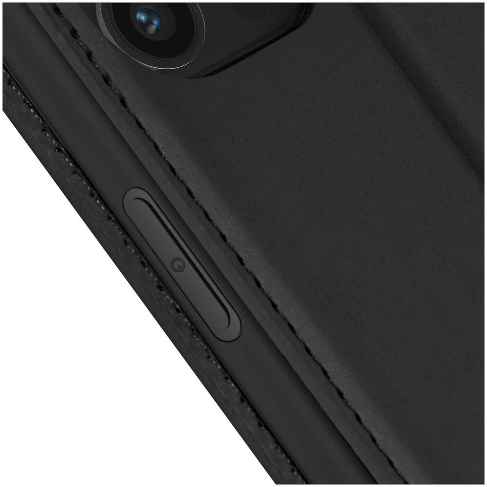 Custodia Per Iphone 15 Pro Max Portafoglio Funzione Supporto Video Nera - Foto 5